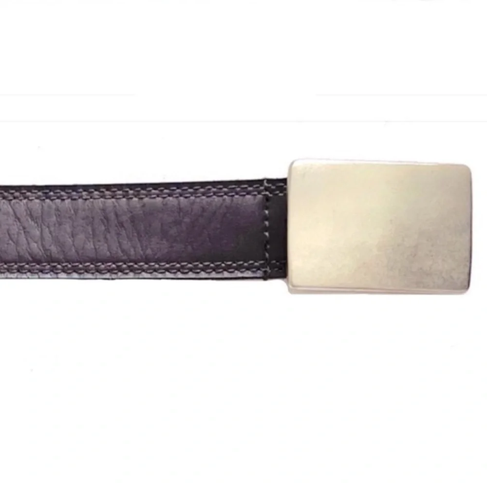 NWOT! Brown Belt w/ Brushed Silver Metal Hardware!